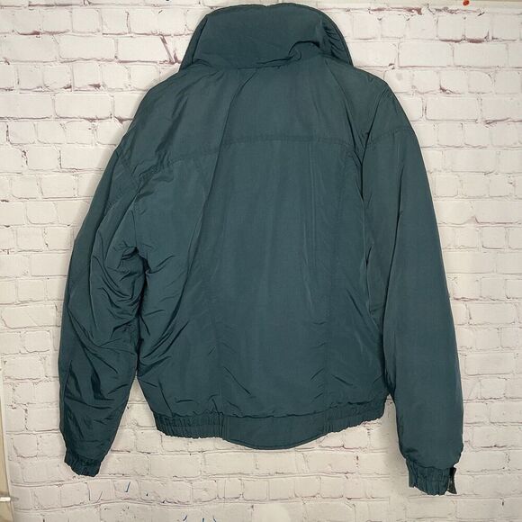 Vintage The North Face Mens Medium Winter Puffer Green/Teal Pockets ZipUp Jacket - Picture 5 of 6